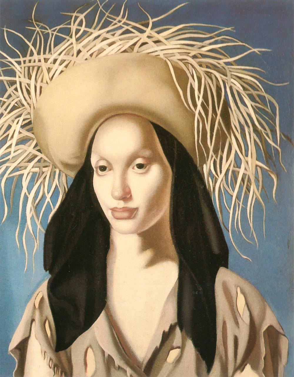 メキシコの少女 1948 年 現代タマラ・デ・レンピッカ油絵